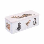Voorraad trommel langwerpig Cracker Tin Wrendale A DOG'S LIFE deksel rand pink Honden Voorraad trommel langwerpig Cracker Tin Wrendale A DOG'S LIFE deksel rand pink Honden