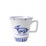 Heinen Delfts blauw koffie mokje met TECKEL NHAAN 145ml  Heinen Delfts blauw koffie mokje met TECKEL NHAAN 145ml