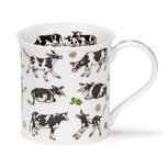 Bute ANIMALS GALORE COW beker bruin kippenras met kuikens by Cherry Denman