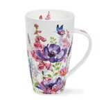 MEADOW BREEZE PURPLE Henley XL beker paarse Veldbloemen en insekten MEADOW BREEZE PURPLE Henley XL beker paarse Veldbloemen en insekten