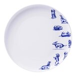 Heinen Delfts blauw dinner plate bord 26cm TECKEL NHAAN of serveerschaal Heinen Delfts blauw dinner plate bord 26cm TECKEL NHAAN of serveerschaal