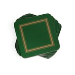 CLASSIC EMERALD Green Onderzetters s/6 Pimpernel groen CLASSIC EMERALD Green Onderzetters s/6 Pimpernel groen