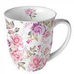 Ambiënte beker Large 400ml JOSEPHINE Roses gekleurde Roosjes Ambiënte beker Large 400ml JOSEPHINE Roses gekleurde Roosjes