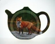 Theezakhouder kunststof theetipje FOX bosdieren Vos