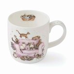 Royal Worcester mug CATTITUDE CATS beker mok 310ml serie WRENDALE dieren katten Royal Worcester mug CATTITUDE CATS beker mok 310ml serie WRENDALE dieren katten