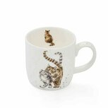 Royal Worcester mug FELINE GOOD beker mok 310 ml serie WRENDALE  2 Katten