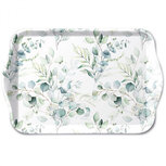 Ambiënte tray 13x21cm EUCALYPTUS ALL OVER dienblad Eucalyptus bladeren groen/grijs Ambiënte tray 13x21cm EUCALYPTUS ALL OVER dienblad Eucalyptus bladeren groen/grijs