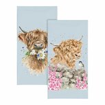 Papieren zakdoekjes Wrendale Designs Cow DAISY COO p/10 Pocket Tissues met Schotse Hooglander Papieren zakdoekjes Wrendale Designs Cow DAISY COO p/10 Pocket Tissues met Schotse Hooglander