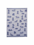 Heinen Delftware keuken theedoek katoen TECKEL NHAAN 50x70cm blauw Heinen Delftware keuken theedoek katoen TECKEL NHAAN 50x70cm blauw