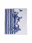 Heinen Delftware keuken handdoek badstof katoen TECKEL NHAAN 50x55cm blauw Heinen Delftware keuken handdoek badstof katoen TECKEL NHAAN 50x55cm blauw