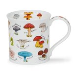 DUNOON beker Bute MUSHROOMS & TOADSTOOLS red by Kate Mawdsley paddenstoelen rood en kruiden