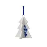 Heinen Delftware porselein Kerstornament KERSTBOOM 9cm Delftsblauwe bloem