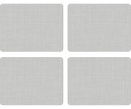 Pimpernel Placemats HESSIAN GREY 40x30cm s/4 Grafische vorm in grijs van jute