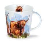 HIGHLAND COWS model Cairngorm XL beker Schotse Hoogland koeien 