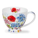 SKYE beker mug van Dunoon BELLA FIORE bloemen Klaproos Agapanthus Fresia 450ml