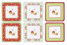 Onderzetters s/6 Christmas Jubilee Pimpernel Onderzetters s/6 Christmas Jubilee Pimpernel
