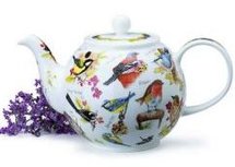 DUNOON Theepot Small 0,75 ltr BIRDLIFE Robin vogels Roodborstje