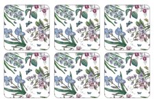 BOTANIC GARDEN CHINTZ Onderzetters s/6  BOTANIC GARDEN CHINTZ Onderzetters s/6