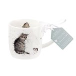 Royal Worcester mug CAT and MOUSE beker mok 310ml serie WRENDALE Kat en muis Royal Worcester mug CAT and MOUSE beker mok 310ml serie WRENDALE Kat en muis