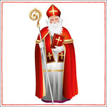 Papieren Servetten AB 33x33cm ST NICHOLAS Sinterklaas