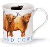 Bute beker met tekst HIGHLAND COWS 300ml Schotse Hooglanders koeien