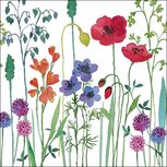 Papieren servetten AB p/20 33x33cm MEADOW FLOWERS Weidebloemen Papieren servetten AB p/20 33x33cm MEADOW FLOWERS Weidebloemen