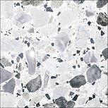 Papieren Servet AB p/20 TERRAZZO 33x33cm zwart grijs steentjes  Papieren Servet AB p/20 TERRAZZO 33x33cm zwart grijs steentjes