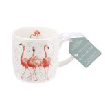Royal Worcester mug PINK LADIES beker mok 310ml serie WRENDALE ZOO Flamingo's Royal Worcester mug PINK LADIES beker mok 310ml serie WRENDALE ZOO Flamingo's