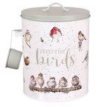 Voorraad trommel Feed the Birds WRENDALE voor vogelvoer Ø 20cm Voorraad trommel Feed the Birds WRENDALE voor vogelvoer Ø 20cm