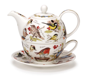 DUNOON Tea4one fine bone China BIRDLIFE Vogels