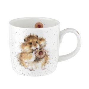 Royal Worcester mug DIET STARTS TOMORROW Beker mok 310ml  serie WRENDALE Hamster