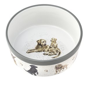 Royal Worcester WRENDALE DOG BOWL Large 20cm keramiek voerbak Honden