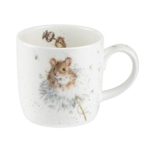 Royal Worcester mug COUNTRY MICE beker mok 310ml  serie WRENDALE muis paardenbloem