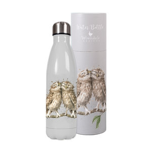 WRENDALE Waterfles metaal ANNIVERSARY OWL Uil 500ml