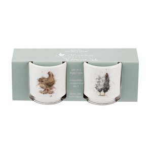 Royal Worcester WRENDALE Eieredop EGG CUPS s/2 kippen