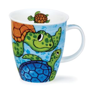 Dunoon-beker-mok-Nevis-TURTLE-Schildpad-design-Jane Brookshaw
