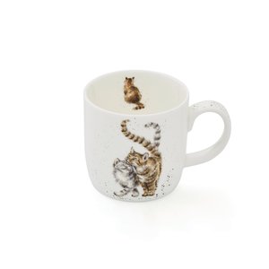 Royal-Worcester-Portmeirion-beker-mok-mug-FELINE_GOOD-gestreepte-katten-Wrendale-serie-dieren-MMSY5629XT