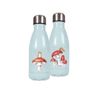 WRENDALE Waterfles metaal FUN-GI 260ml Muis op Paddenstoel