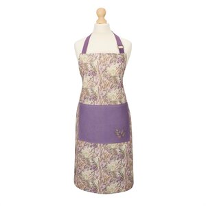 Ulster Weavers apron schort recycled cotton MOURNE HEATHER katoen Heide paars