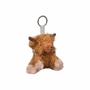 Keyring Pluchen sleutelhanger WRENDALE Plush Highland Cow GORDON Highlander