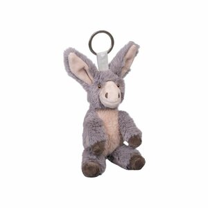 Keyring Plushen sleutelhanger WRENDALE Plush Donkey JACK ezel