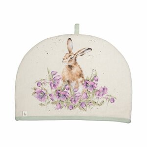 Wrendale Designs Tea Cosy FOX and HARE Theemuts met Bosdieren de Haas en Vos