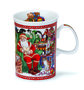 Dunoon-kerstbeker-2010-CHRISTMAS-MUG-Devon-Santa-Kerstman-stoel-cadeau&#039;s-geschenken-kinderen-Sue Scullard-