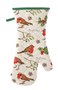 Ulster Weavers-ovenhandschoen-gauntlet-ROBINS_&amp;_HOLLY-Roodborstjes-hulst-mistletoe-Design-Madeleine_Floyd-35cm-Kerstmis-Chr