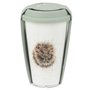 Wrendale-TRAVEL-MUG-beker-dubbelwandig-coffee to go-bosdieren-AWAKENING-Hedgehog-egel-310ml-Hannah Dale