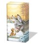Papieren-zakdoekjes-tissue-Ambiente-DONKEY_and_KITTEN-ezel-jong-katje-32212000
