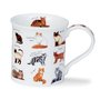 DUNOON-fine_bone_china-mug-Bute-beker-mok-Tasse-ANIMAL-BREEDS-CAT-dieren-rassen-soorten-Katten