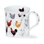 DUNOON-mug-Bute-beker-mok-Tasse-ANIMAL-BREEDS-CHICKEN-dieren-rassen-soorten-kippen-design-Kate_Mawdsley