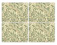 Pimpernel-hittebestendige-placemats-set/4-Large-WILLOW BOUGH Green- wilgentakken-takken-bruin-groen