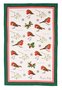 Ulster-Weavers-100%-katoen-theedoek-ROBINS_&amp;_HOLLY-Roodborstje-hulst-mistletoe-design-Madeleine_Floyd